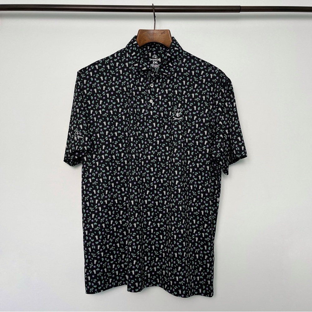 RHOBACK X BARSTOOL SPORTS MINT JULEP AOP GOLF PERFORMANCE SHIRT MENS XXL